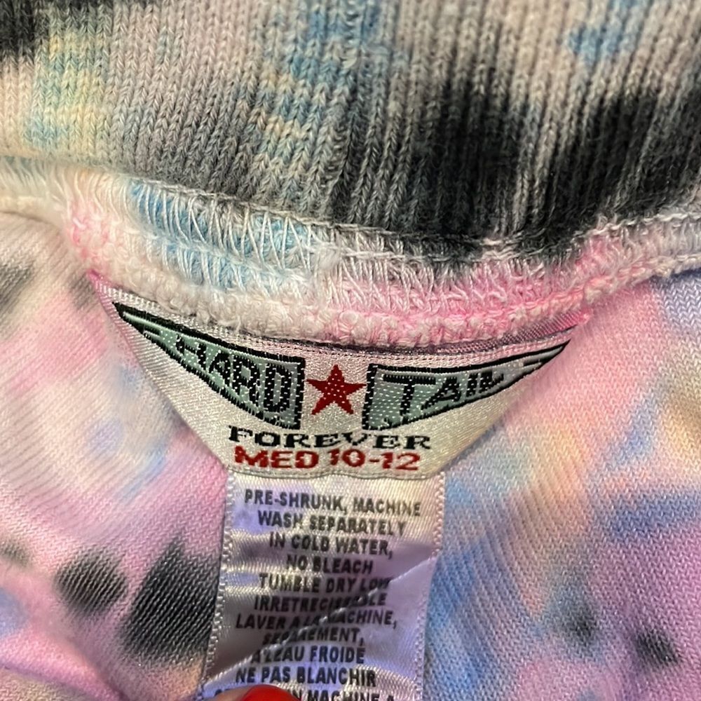 Hard Tail Girls Multi Color Terry Drawstring Shorts - Picture 5 of 7